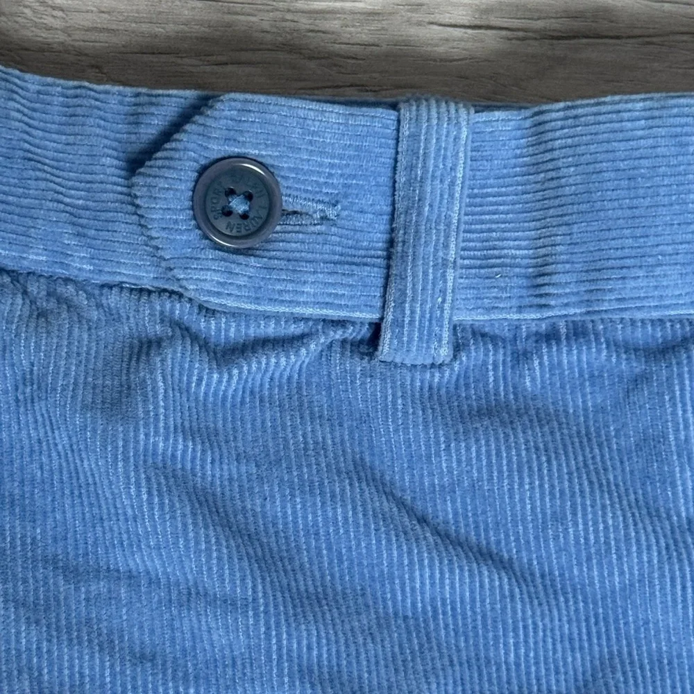 RALPH LAUREN Sport Corduroy Mini skirt Size 6 Blue Label